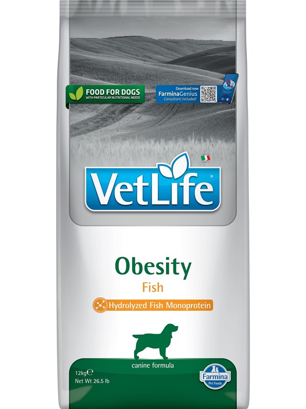 Farmina Vet Life Adipositas Fisch - 12KG