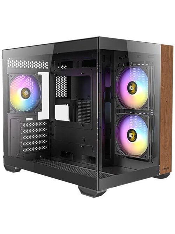 Antec CX600M Wood ARGB - mid tower - ATX - Gehuse - Tower - Braun