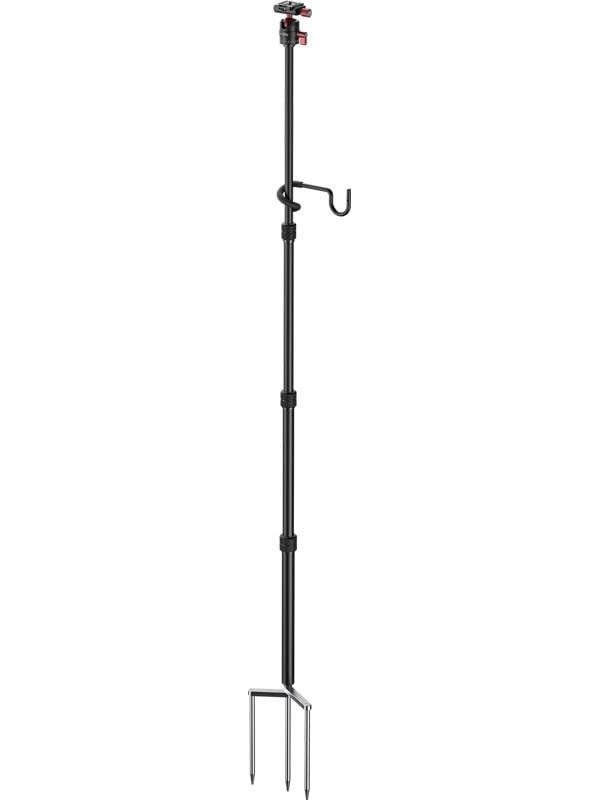 SmallRig 6397 Monopod with Triple Ground Spikes and Panoramic Ball Head with Arca-Swiss Plate