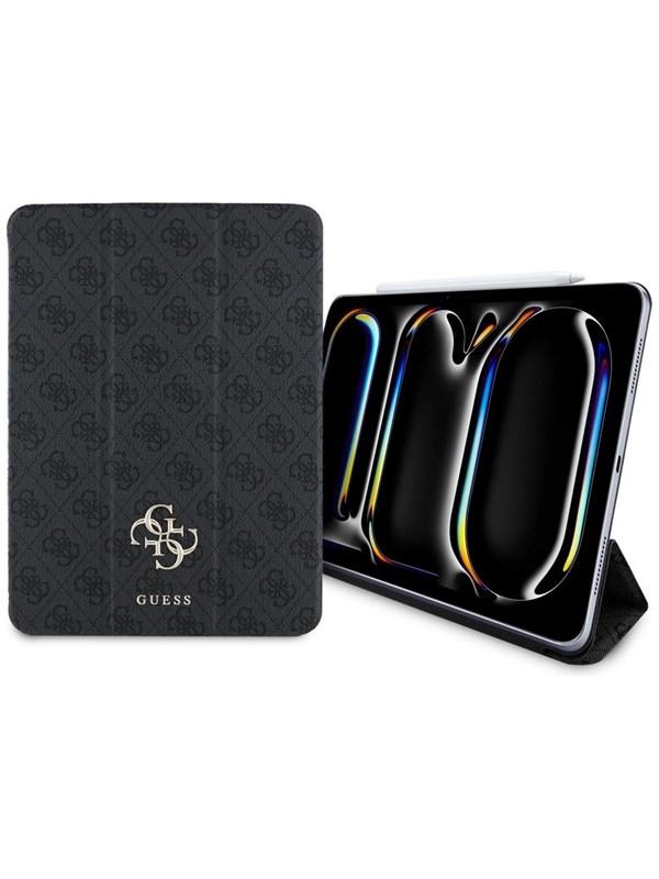 GUESS GUFC11PM24PS4SGK iPad Pro 11 2024 blackblack Magnetic 4G Big Logo