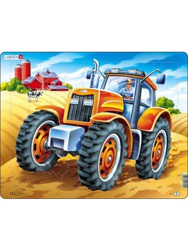 Larsen Puzzles Tractor Jigsaw Puzzle  37 pieces Maxi 365 x 285 cm 2D Puzzles