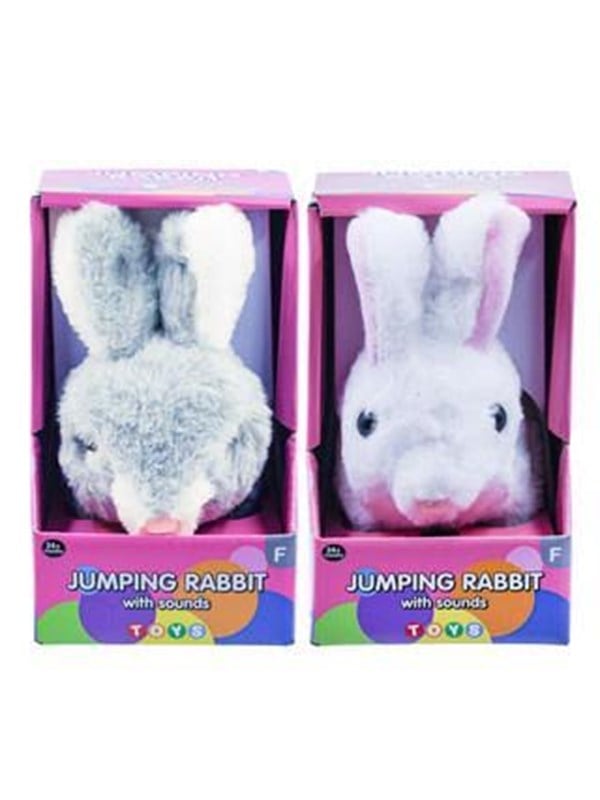 Impulse Toys Jumping Rabbit with sound  2 assorted designs