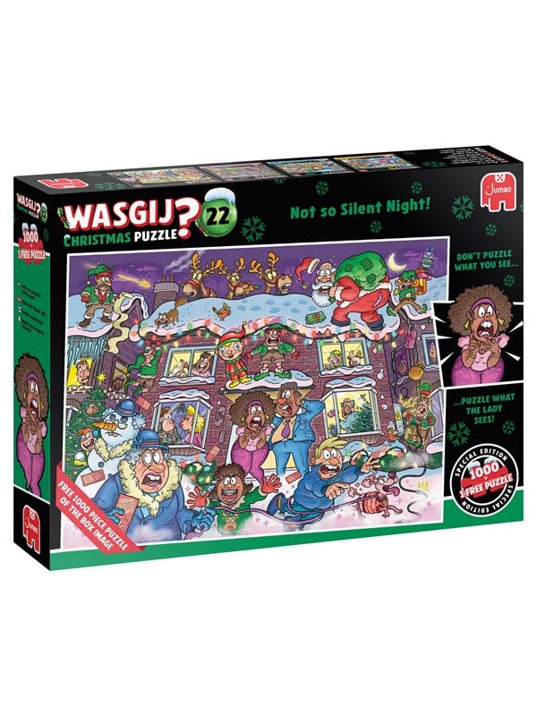 Wasgij Christmas 22 - Not so Silent Night 2x1000