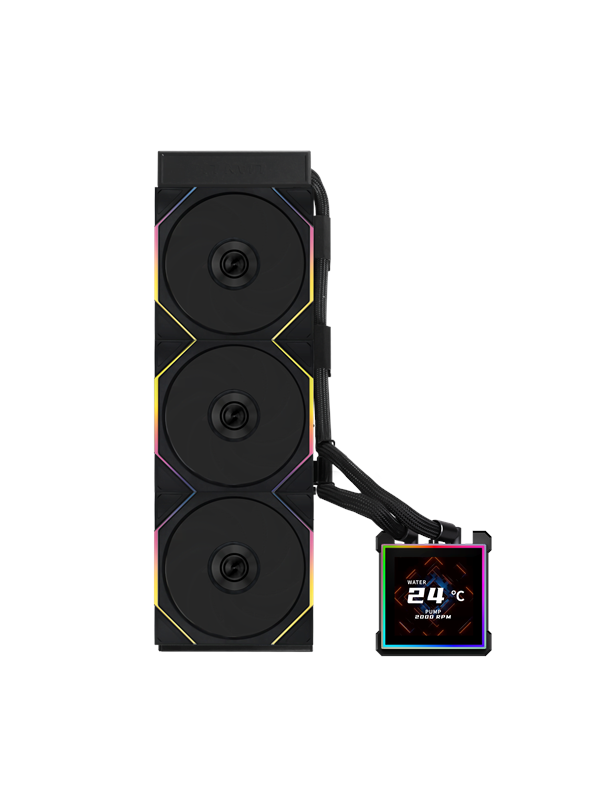 Lian Li HydroShift II LCD-S 360TL Flex Black - CPU-Wasserkhlung - Max 33 dBA