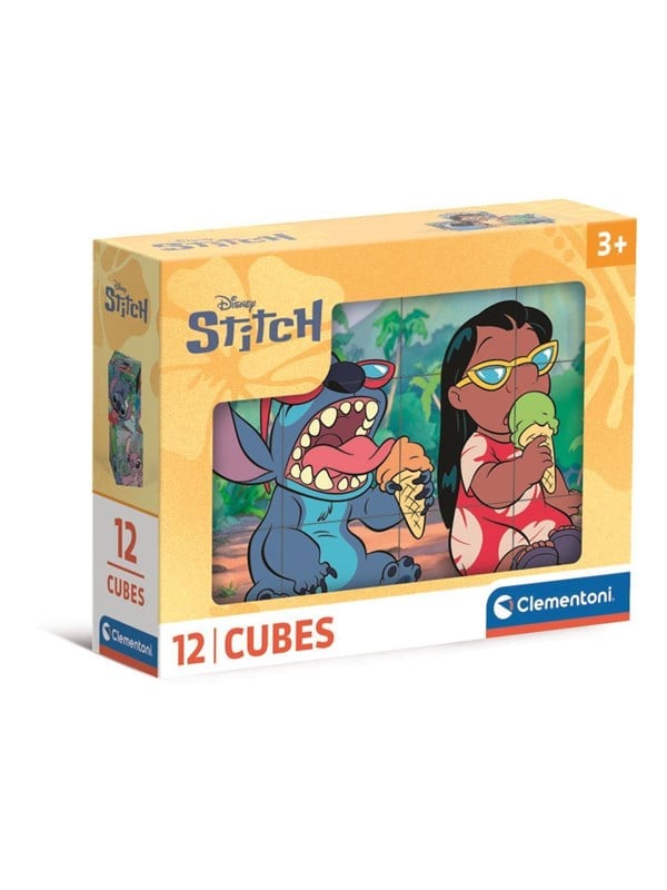 Clementoni Cubi - Stitch 12 pieces Block