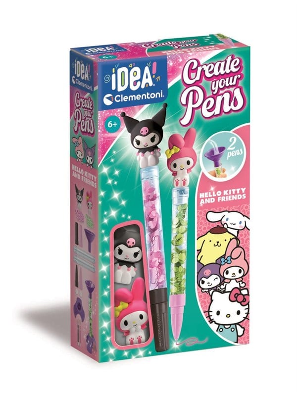 Clementoni Create Your Pens Helly Kitty My Melody  Kuromi