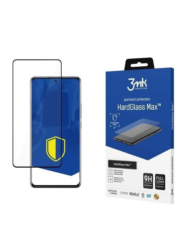 3mk HardGlass Max Black Tempered Glass - Xiaomi 12 Pro  13 Pro