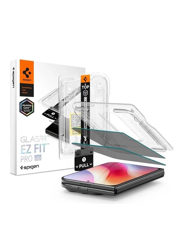 Spigen Glass tR EZ Fit Pro HD Privacy 2 Pack - iPhone Duo