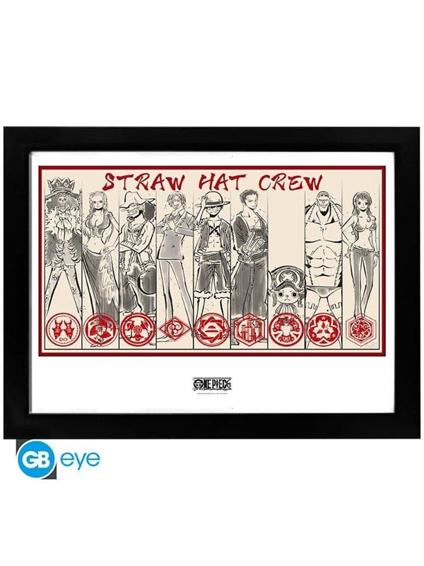 GB Eye - One Piece - Straw Hat Crew - Framed Print - Bild