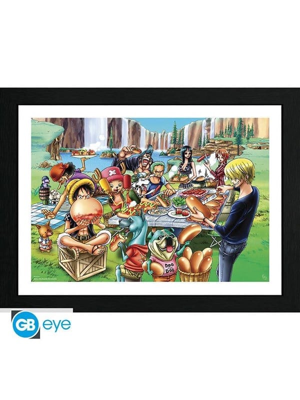 GB Eye - One Piece - Hot Dog Party - Framed Print - Bild