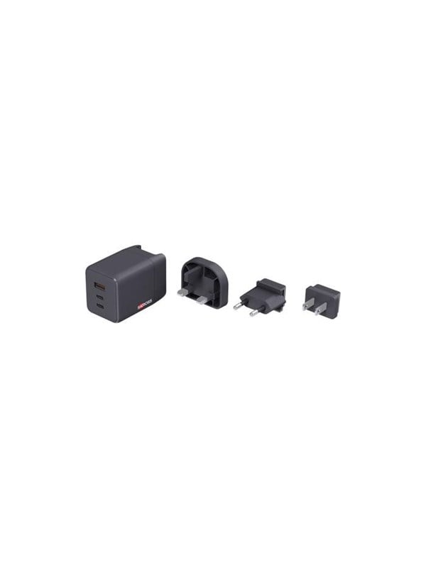 SKross Klip Pro Multihead 100W GaN UniCharger - USB-A  2xUSB-C - EU-US-UK Plug