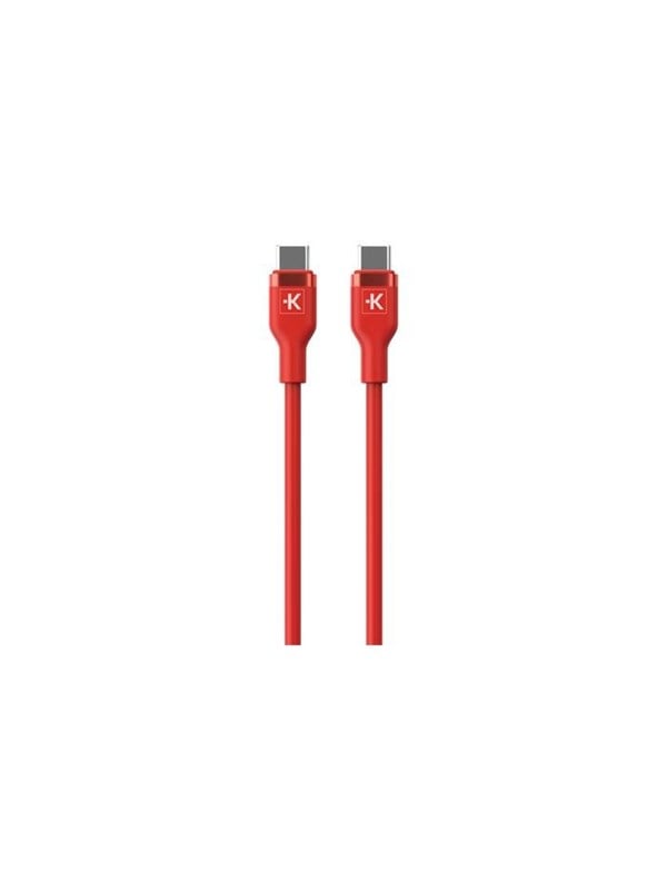 SKross Daily Cable 120cm 60W USB-C to USB-C - Red