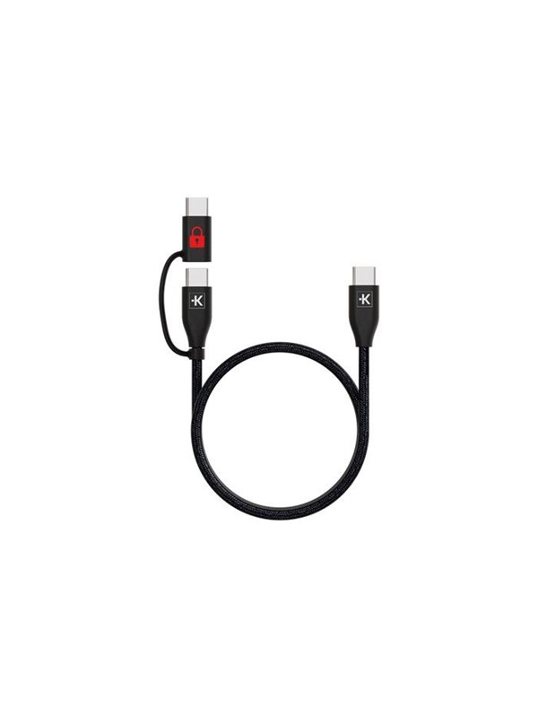 SKross Link DataBlock Pro USB-C Braided Cable 100W 150cm  - Black