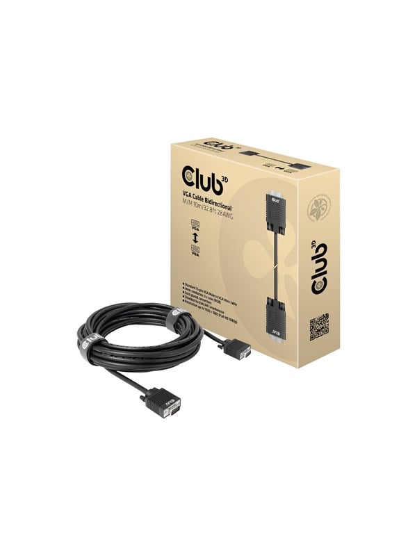 Club 3D - VGA cable - HD-15 VGA to HD-15 VGA - 10 m