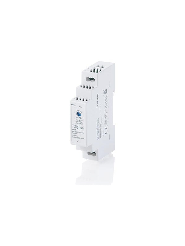 DIGITUS - power supply - 24 V step-shape ultra-slim class II - 15 watt Netzteile - 15 Watt - 80 Plus