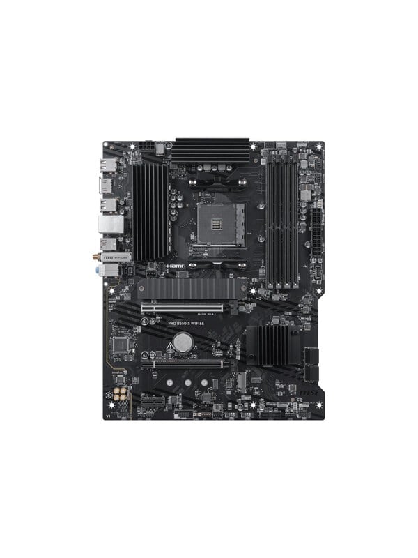 MSI PRO B550-S WIFI6E - motherboard - ATX - Socket AM4 - AMD B550 Mainboard - AMD B550 - AMD AM4 - DDR4 RAM - ATX