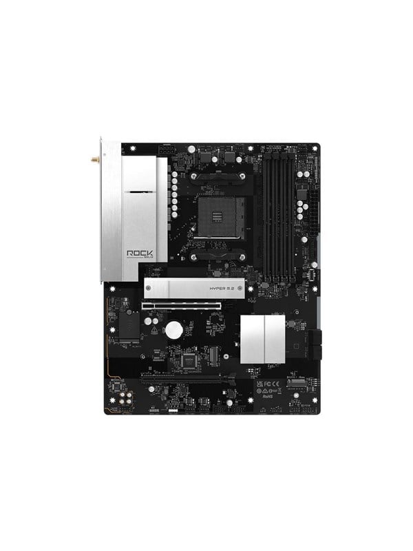 ASRock B550 Rock WiFi - motherboard - ATX - Socket AM4 - AMD B550 Mainboard - AMD B550 - AMD AM4 - DDR4 RAM - ATX