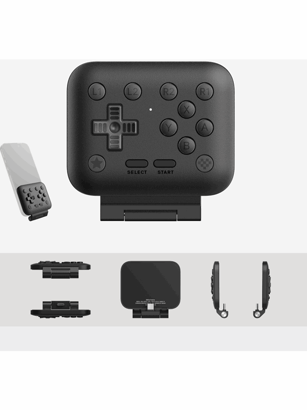 8BitDo FlipPad Black Edition - Wired Controller - Android