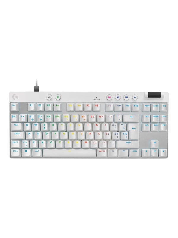 Logitech G PRO X RAPID - Gaming Tastatur - Schweiz - Weiss