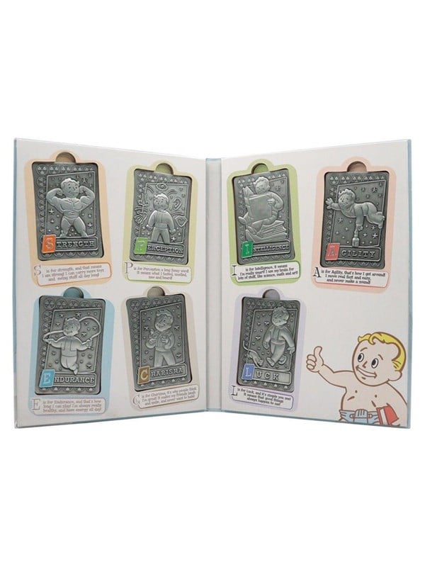 FaNaTtik - Fallout - Limited Edition SPECIAL Perk Card Ingot Collectors Album - Album 158x220x18mm Ingot 75x50mm