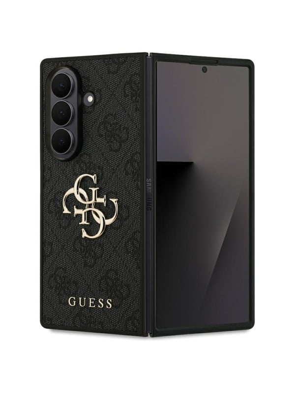 GUESS Big 4G Logo Classic Logo Case for Samsung Galaxy Z Fold7 - Black