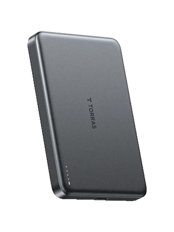 Torras MiniMag 5K wireless MagSafe Powerbank USB-C PD - Grey - 10000 mAh