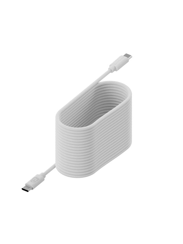 UPSTRM CIRKULR 100W USB-C to USB-C charging cable 25m - White