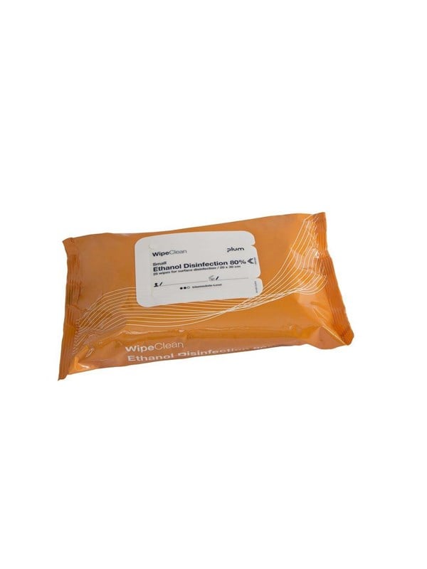 Plum WipeClean Ethanol-Desinfektion 80 wipes Reinigungstcher small - 25 Stk