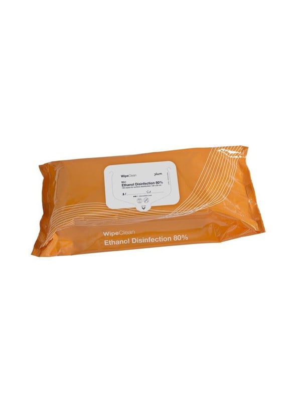 Plum WipeClean Ethanol-Desinfektion 80 wipes Reinigungstcher mini - 100 Stk