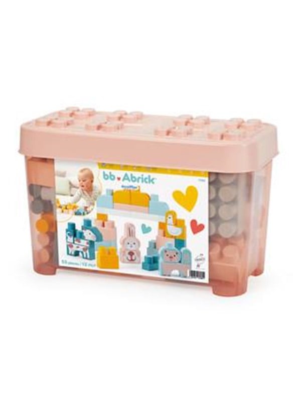 Ecoiffier Bicks barrel 55 pcs with farm animals