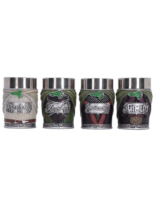 Nemesis Now - Lord of the Rings miniglas-set The Fellowship 4 cm - Becher
