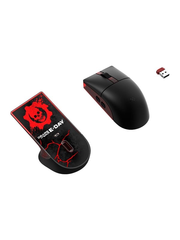 8BitDo Retro R8 Mouse GoW E-Day Ed - Gaming Maus Beige