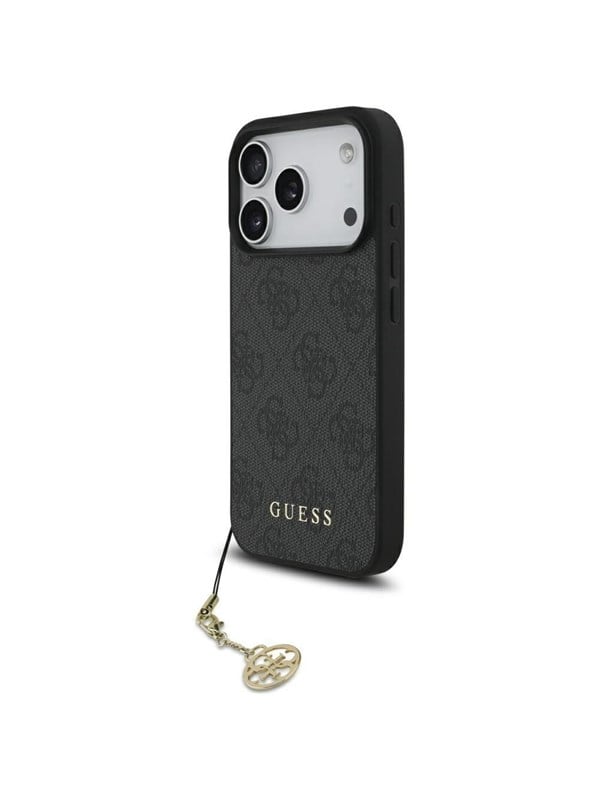 GUESS 4G Charms Collection MagSafe case for iPhone 17 Pro - black