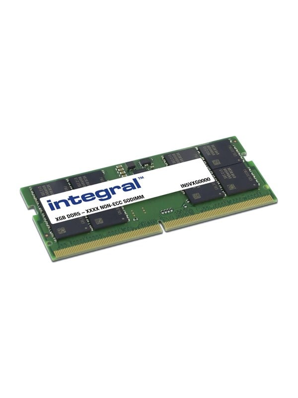 Integral Memory Integral - DDR5 - module - 8 GB - SO-DIMM 262-pin - 4800 MHz  PC5-38400 - unbuffered