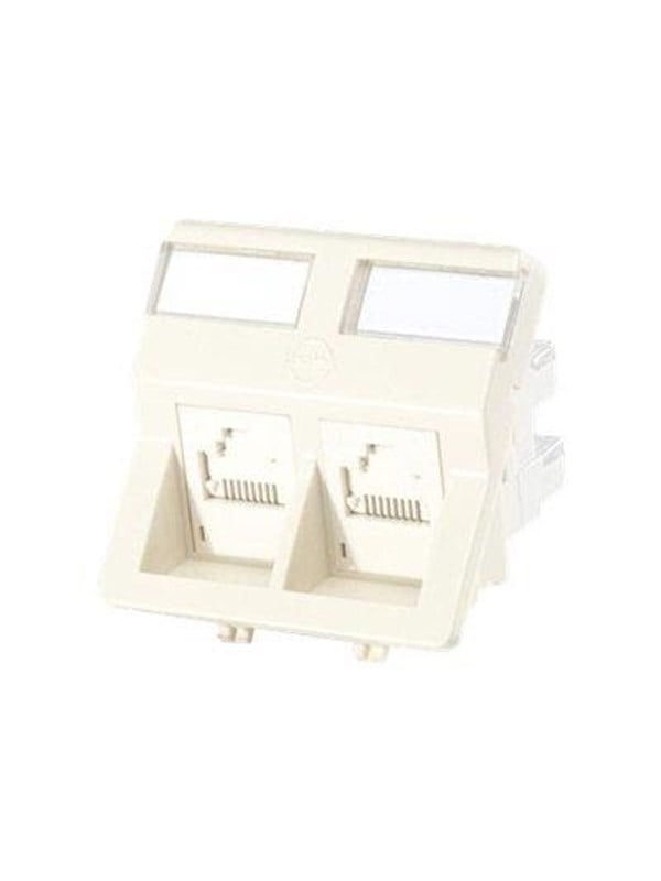 Molex PowerCat modular facility plate snap-in
