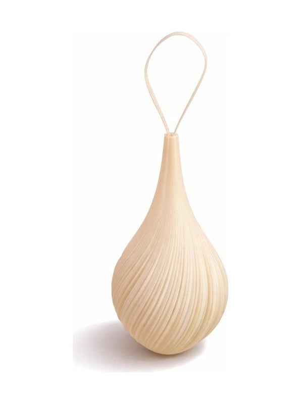 Simiu - Ornis - Tropfen-Weihnachtsornament - Champagner - 9 cm hoch