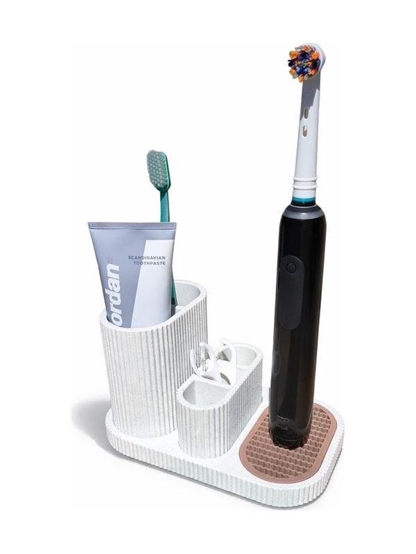 Simiu - DENTIA - Oral-B Zahnbrstenaufbewahrung - WeimarmorLehmbraun
