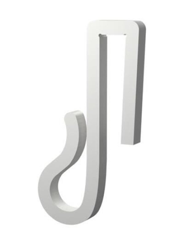 Light Solutions Lichterketten-Clips  Fr Weihnachtslichter und Lichterketten am Zaun - 6mm - Wei - 20 Stk