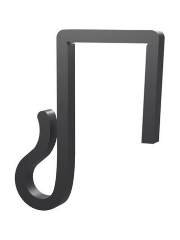 Light Solutions Lichterketten-Clips  Fr Weihnachtslichter und Lichterketten am Zaun - 20mm - Schwarz - 20 Stk