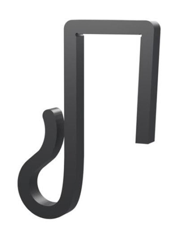 Light Solutions Lichterketten-Clips  Fr Weihnachtslichter und Lichterketten am Zaun - 15mm - Schwarz - 20 Stk