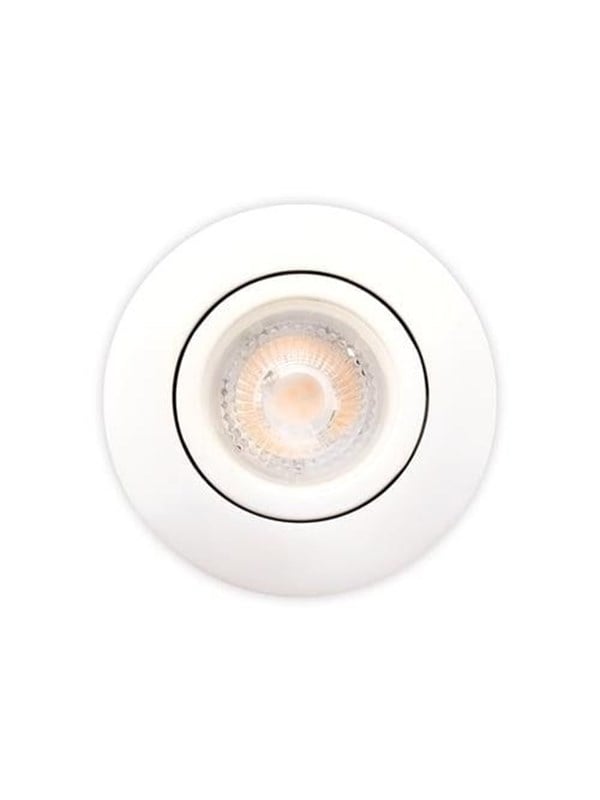 Scan Products Luna Quick Install 20 Downlight ISO GU10 Matt Wei 2700K 370lm 5W Dimmbar IP44