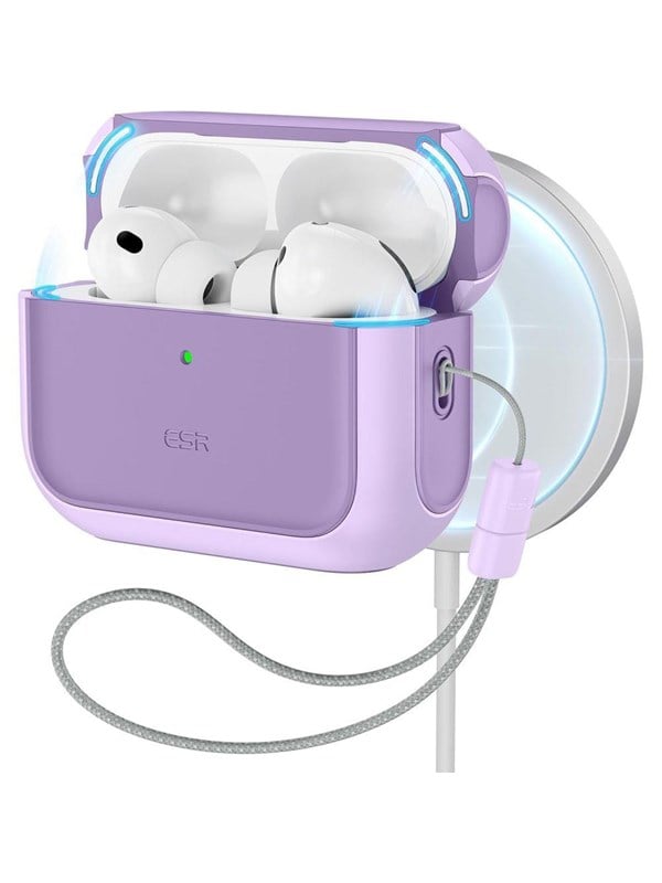 ESR Orbit Halolock MagSafe case for AirPods Pro - purple