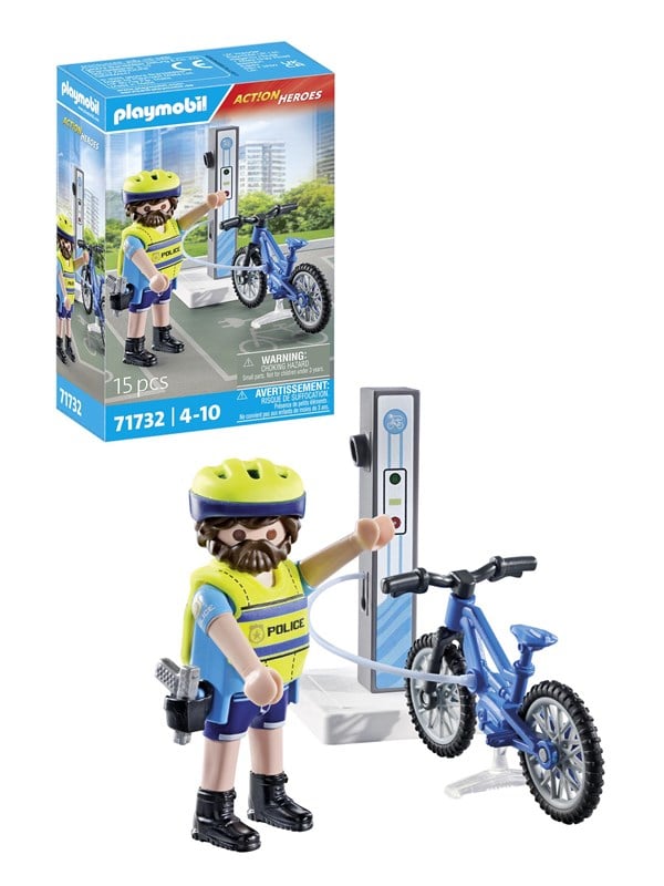 Playmobil City Action - Action Heroes Police Bicycle Patrol -71732