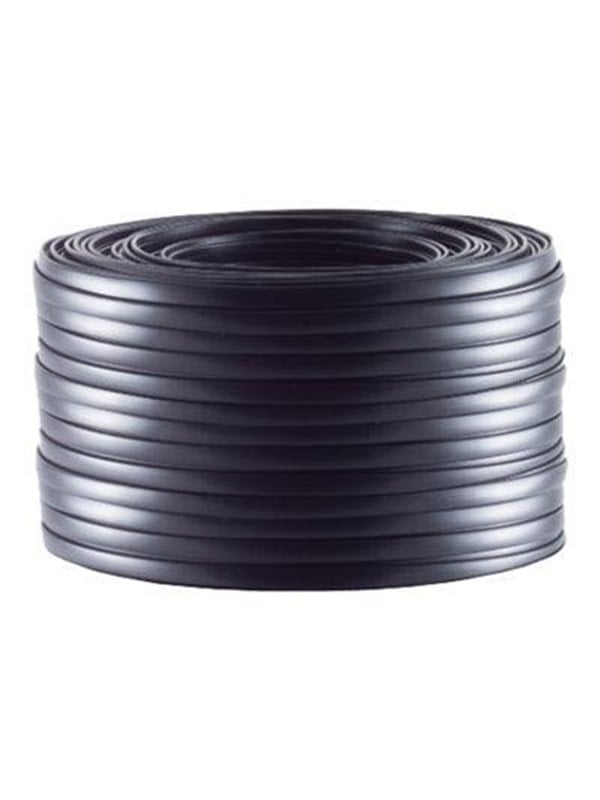 Helos bulk phone cable - 50 m - black - Schwarz - 50m