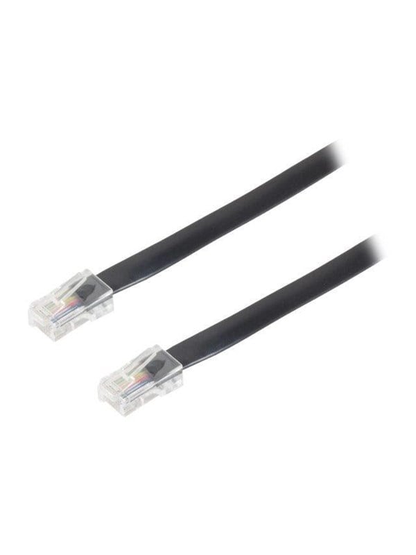 SCONN S-Impuls phone cable - 10 m - black - Schwarz - 10m
