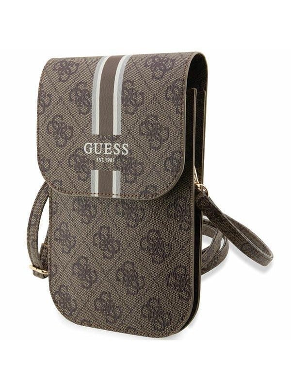 GUESS 4G Stripe handbag - brown