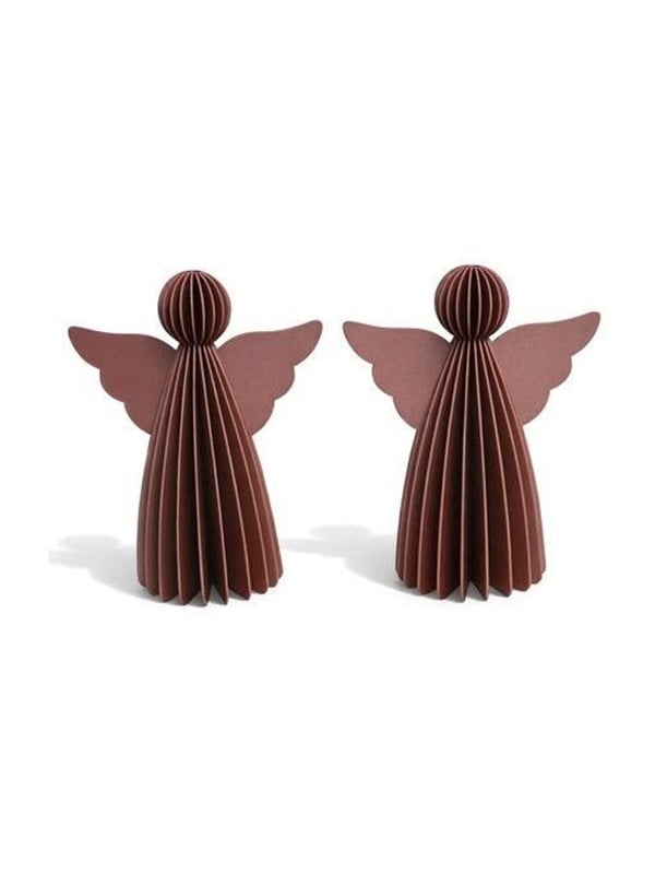 Mumi3D Weihnachtsanhnger - Engel - 6 cm - Rot - 2 Stk