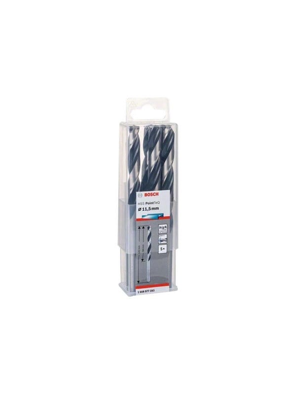 Bosch HSS PointTeQ Drill Bit 115mm 5pcs