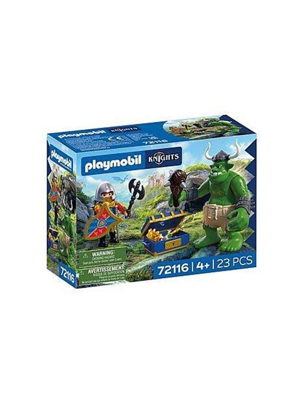 Playmobil Knights - Knights Troll with Lion Knight Treasure - 72116