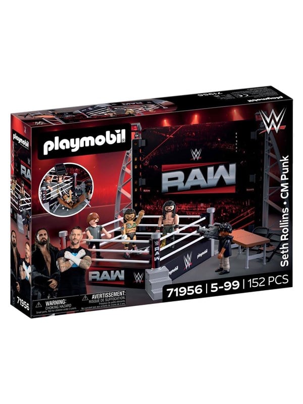 Playmobil - WWE RAW Ring Collectors Set - 71956